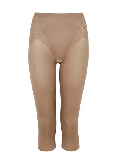 Spanx Thinstincts 2.0 High-waist Leggings In Light Brown