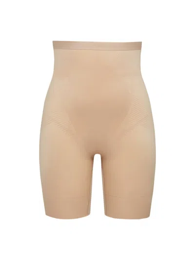 Spanx Thinstincts 2.0 High Waisted Mid Short In Pink