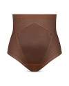 Spanx Thinstincts 2.0 High-waist Shaping Thong In Chestnut Brown