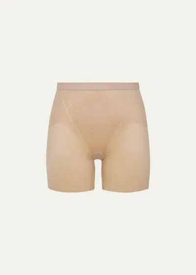 Spanx Thinstincts 2.0 Mid-thigh Girlshorts In Neutral