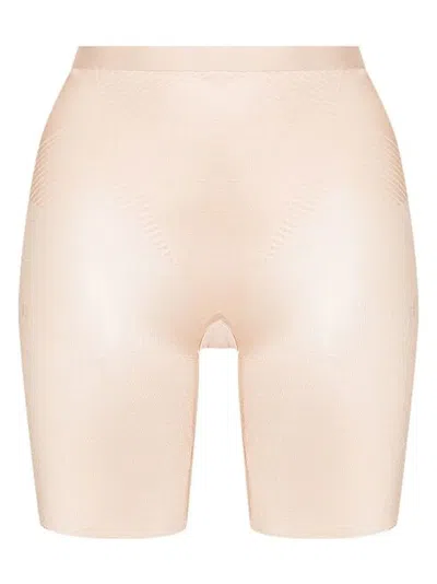 Spanx Thinstincts 2.0 Mid-thigh Shorts In Pink