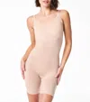 Spanx Mid-thigh Shaping Bodysuit In Multi