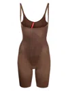 Spanx Thinstincts Open Bust Body In Brown