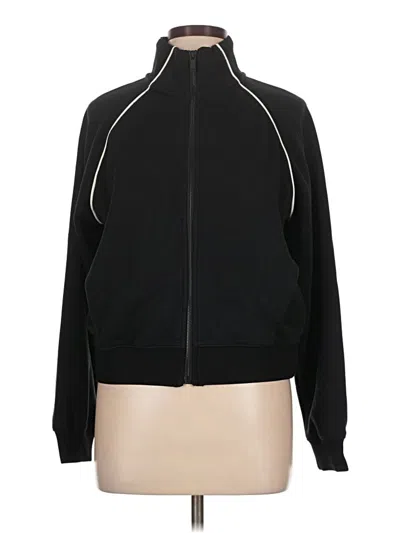 Pre-owned Spanx Track Jacket In Black