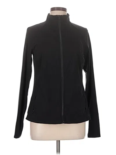 Pre-owned Spanx Track Jacket In Black