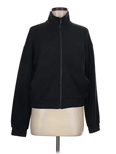 Pre-owned Spanx Track Jacket In Black