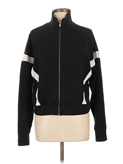 Pre-owned Spanx Track Jacket In Black