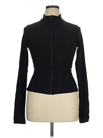 Pre-owned Spanx Track Jacket In Black