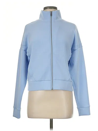 Pre-owned Spanx Track Jacket In Blue