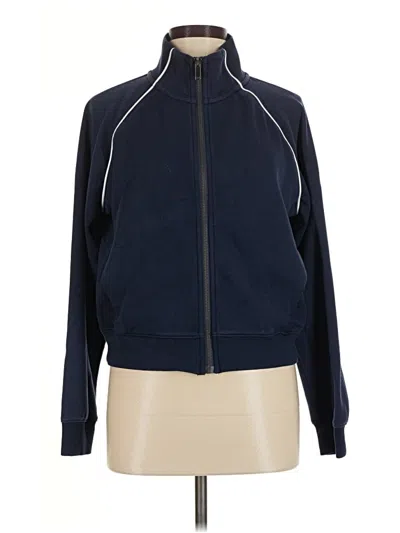 Pre-owned Spanx Track Jacket In Blue