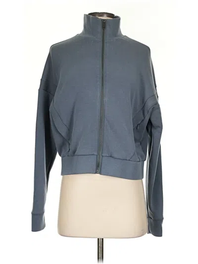 Pre-owned Spanx Track Jacket In Blue