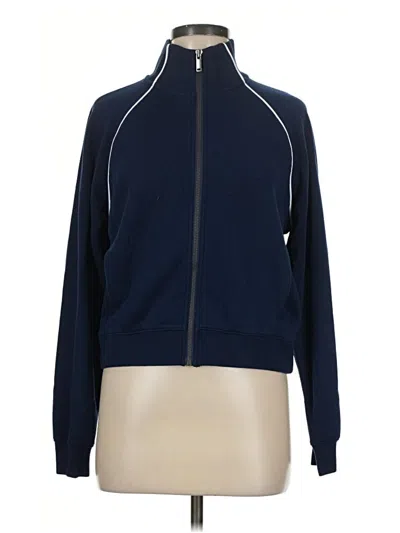 Pre-owned Spanx Track Jacket In Blue
