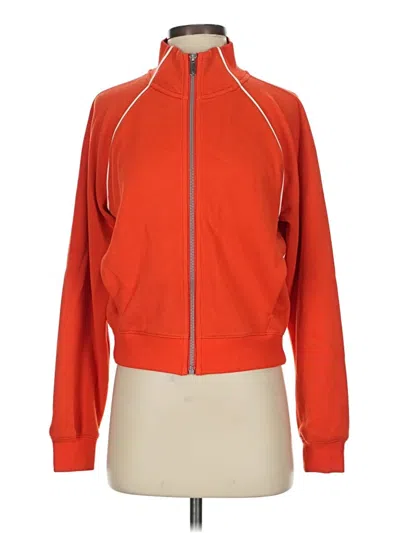 Pre-owned Spanx Track Jacket In Orange