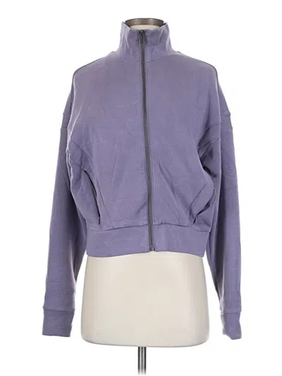 Pre-owned Spanx Track Jacket In Purple