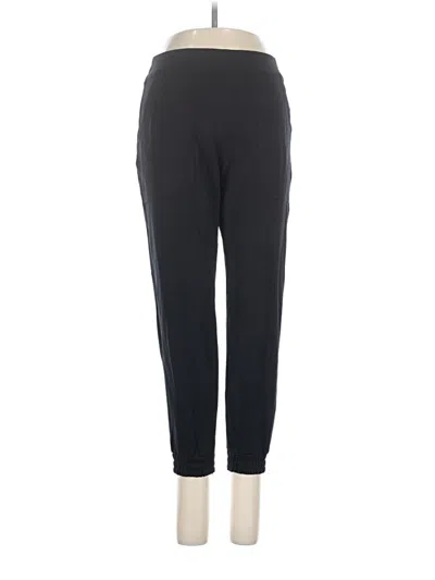 Pre-owned Spanx Track Pants In Black