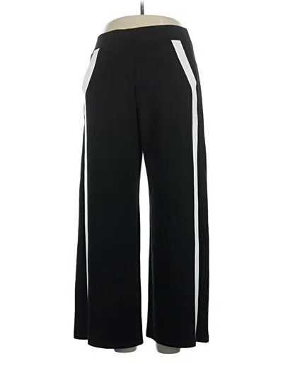 Pre-owned Spanx Track Pants In Black