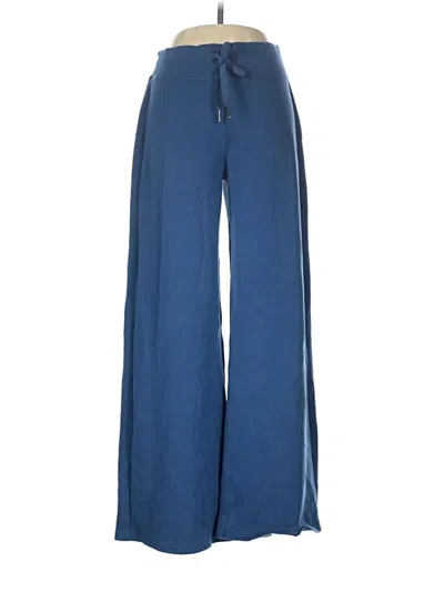 Pre-owned Spanx Track Pants In Blue