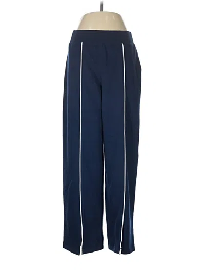 Pre-owned Spanx Track Pants In Blue