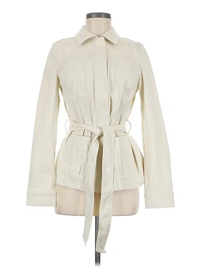 Pre-owned Spanx Trenchcoat In Ivory
