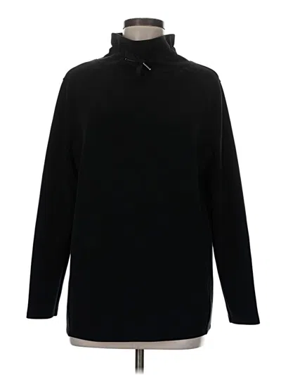 Pre-owned Spanx Turtleneck Sweater In Black