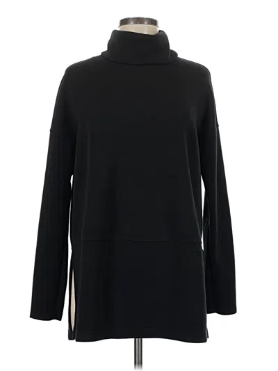 Pre-owned Spanx Turtleneck Sweater In Black