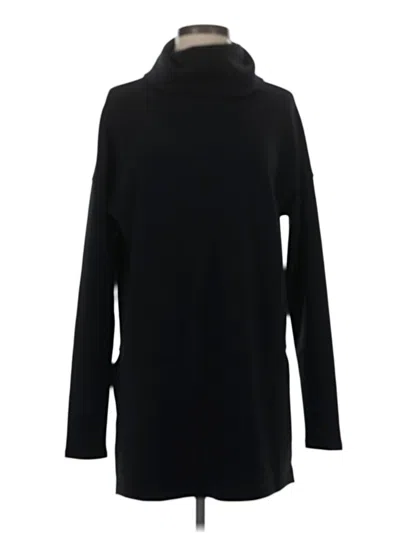 Pre-owned Spanx Turtleneck Sweater In Black