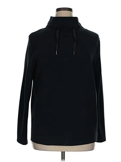 Pre-owned Spanx Turtleneck Sweater In Black