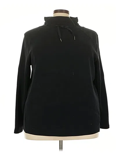 Pre-owned Spanx Turtleneck Sweater In Black