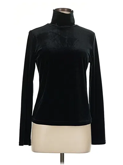 Pre-owned Spanx Turtleneck Sweater In Black