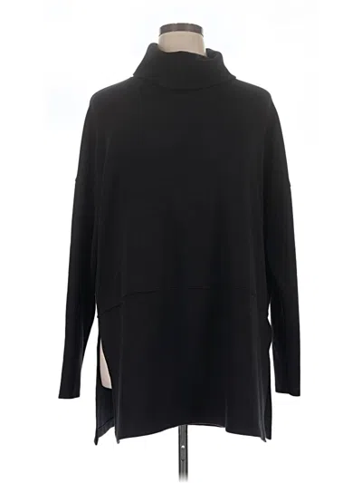 Pre-owned Spanx Turtleneck Sweater In Black