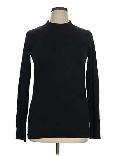 Pre-owned Spanx Turtleneck Sweater In Black