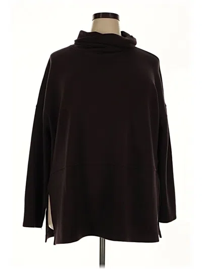Pre-owned Spanx Turtleneck Sweater In Black