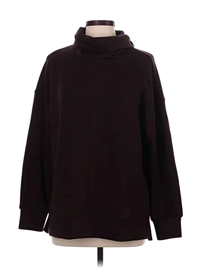 Pre-owned Spanx Turtleneck Sweater In Burgundy