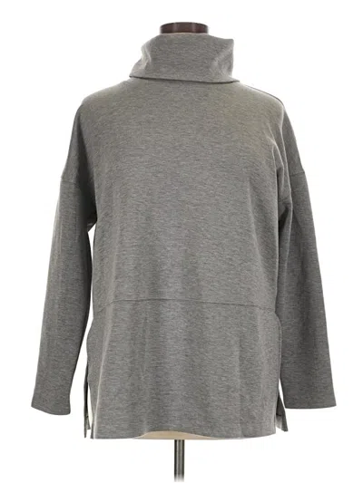 Pre-owned Spanx Turtleneck Sweater In Gray