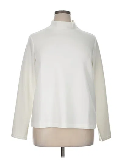Pre-owned Spanx Turtleneck Sweater In Ivory