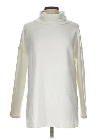 Pre-owned Spanx Turtleneck Sweater In Ivory