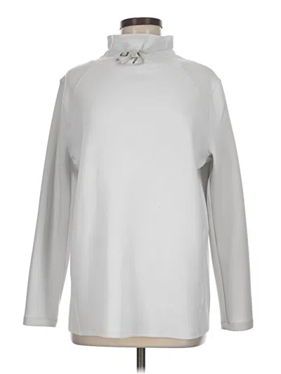 Pre-owned Spanx Turtleneck Sweater In Silver