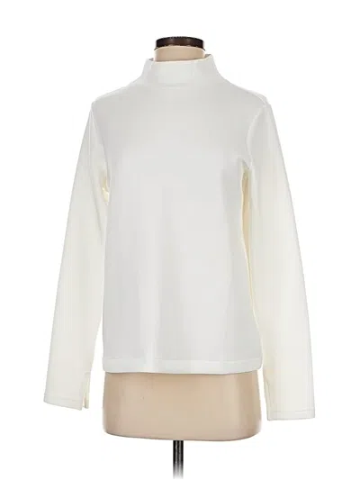 Pre-owned Spanx Turtleneck Sweater In White