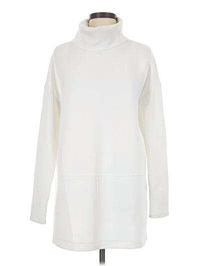 Pre-owned Spanx Turtleneck Sweater In White