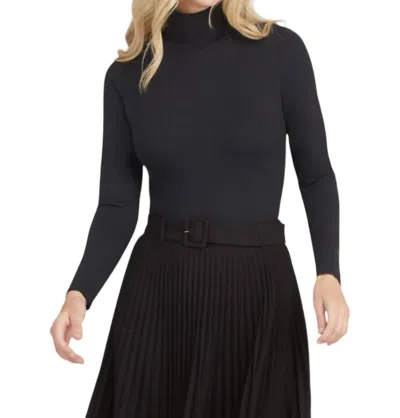 Spanx Suit Yourself Ribbed Stretch-jersey Bodysuit In Black