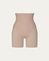 Spanx Ultra-sculpt Mid-thigh Shaping Shorts In Natural Bronze