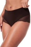 Spanx Undie-tectable Lace Hi-hipster Panty In Truffle Brown