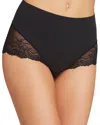 Spanx Undie-tectable Lace Support Bikini Panty In Black