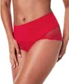 Spanx Undie-tectable Lace Hi-hipster Panty In  Red