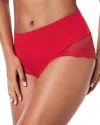 Spanx Undie-tectable Lace Hi-hipster Panty In Fuchsia