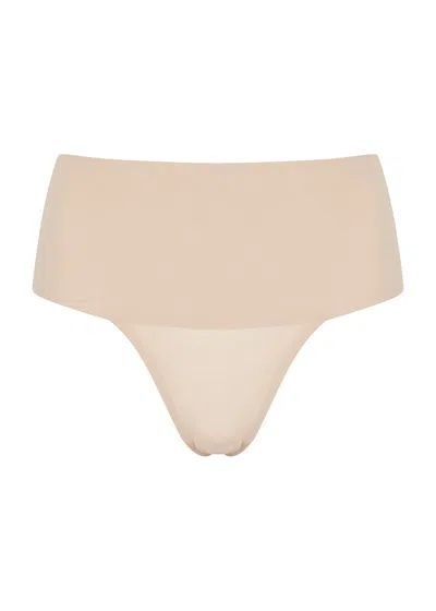 Spanx Undie-tectable Seamless Thong In Beige