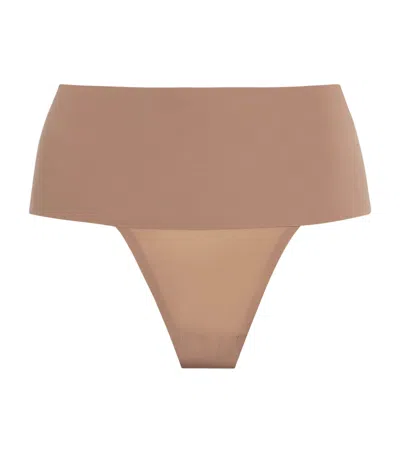 Spanx Undie-tectable Thong In Beige