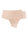 Spanx Undie-tectable Thong (pack Of Two) In Neutrals