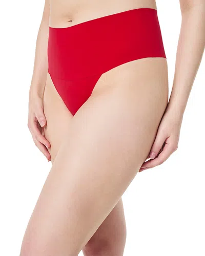 Spanx Undie-tectable Thong In Red