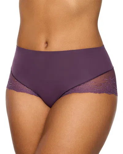 Spanx Undie-tectable Lace Hi-hipster Panty In Purple